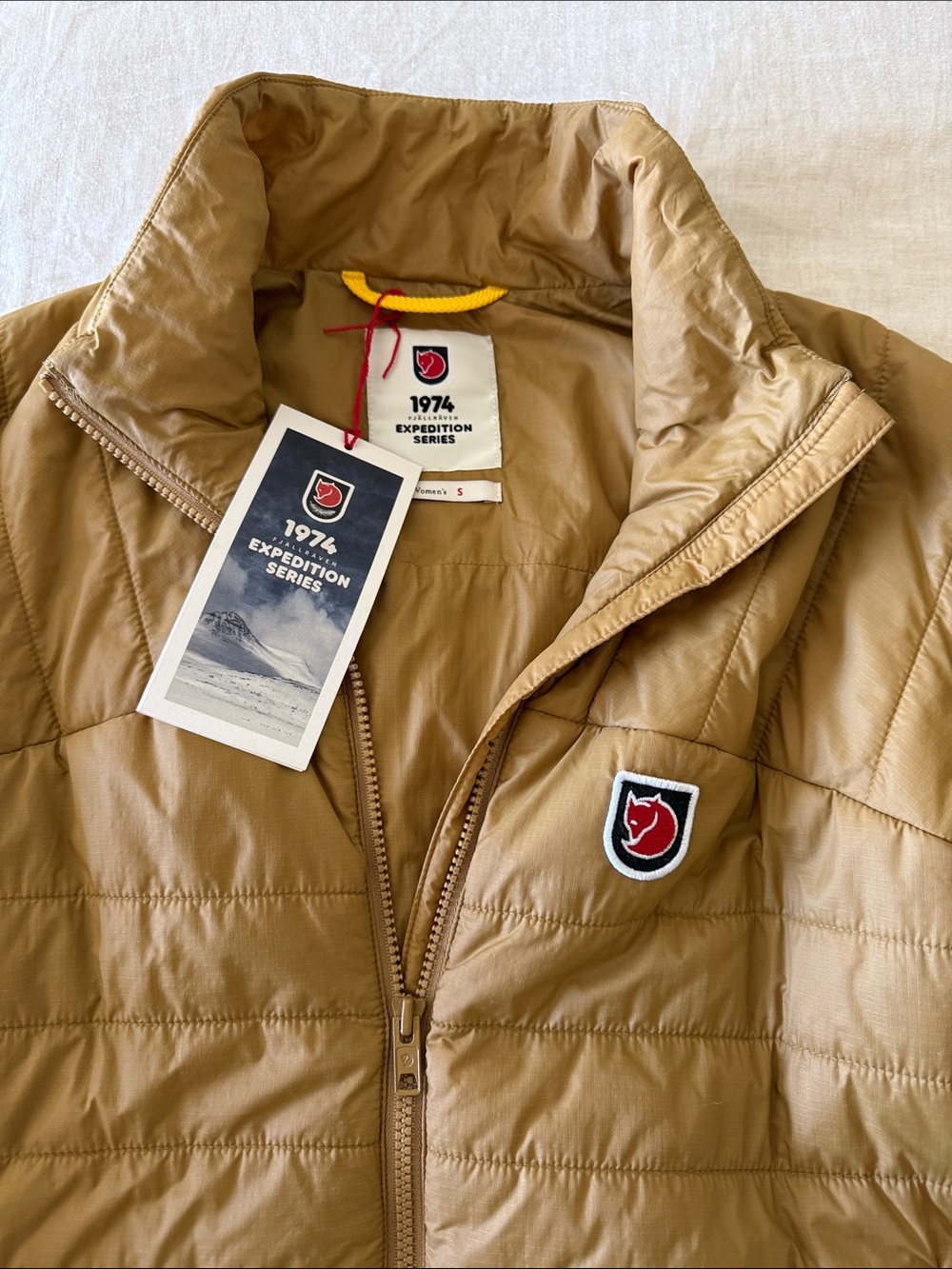 Fjallraven Expedition X-LÄTT Lightweight Jacket Women’s Small Buckwheat Brown - Picture 2 of 9